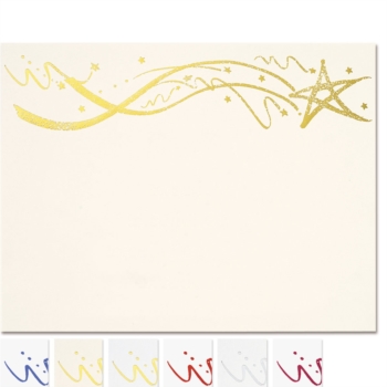 Shooting Star Foil-Stamped Certificates by Paper Direct