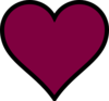 Heart 3 clip art - vector clip art online, royalty free & public ...