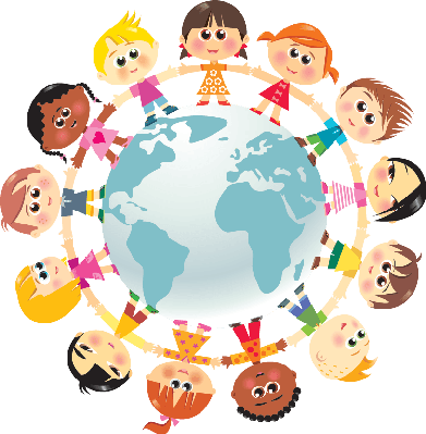 Children in Unity Around The World | Clipart | The Arts | Image ...