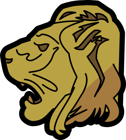 Animated clip art lion dromgba top - Clipartix