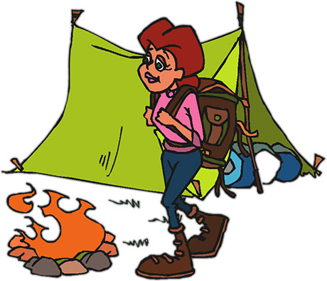 Camping Gifs - Free Camping Animations - Clipart