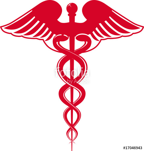 Caduceus medical icon" Stock image and royalty-free vector files ...