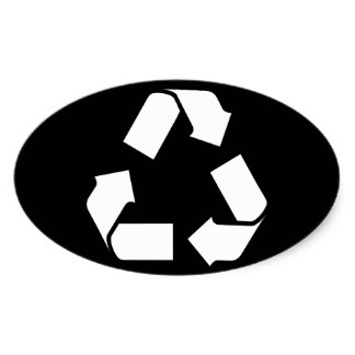 Recycle Symbol Stickers | Zazzle