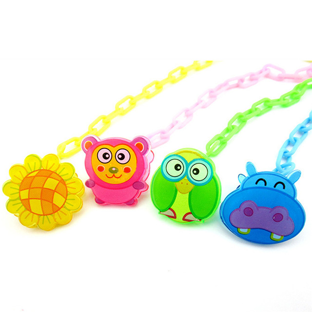 2016 New Baby Pacifier Chain Baby Dummy Clip Holder Feeding ...