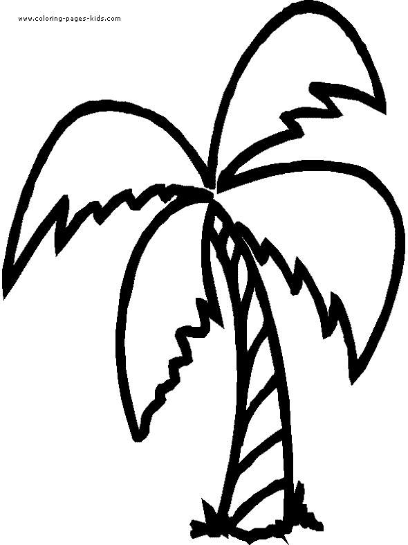 Palm Tree Leaves Template #718