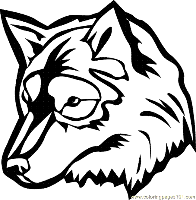 Wolf Coloring Pages Print