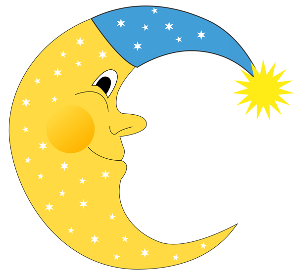 Free sun and moon clipart cute - ClipartFox