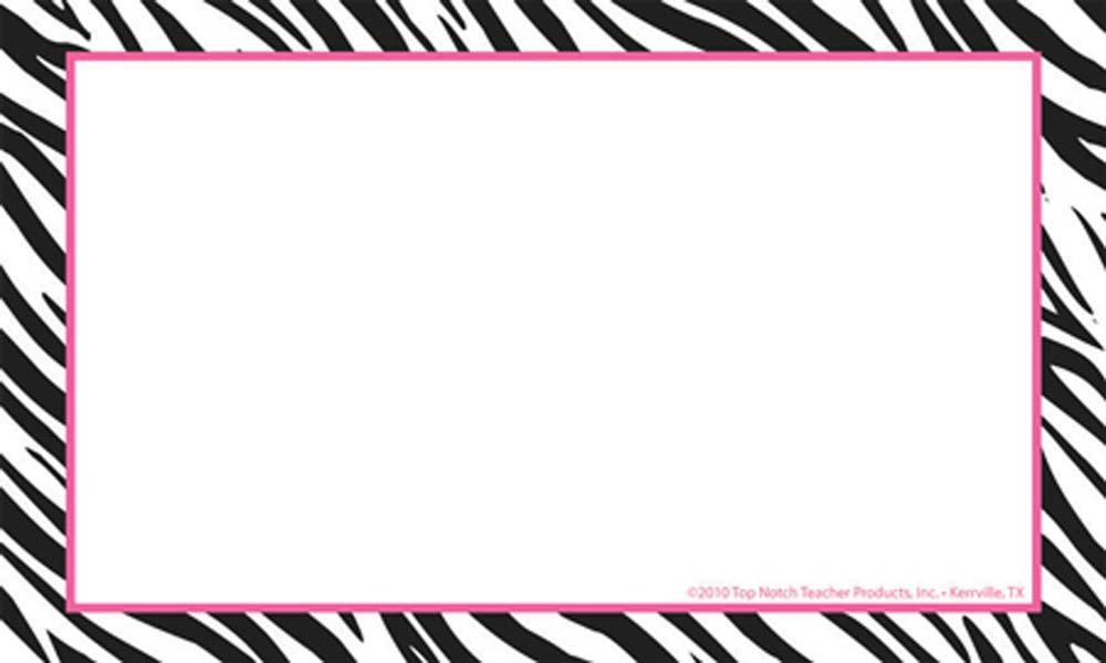 Zebra Page Border - ClipArt Best