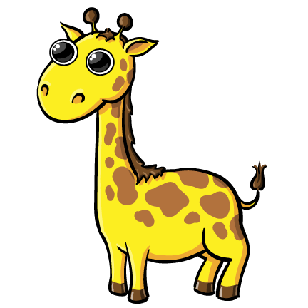 Giraffe line art clipart - Cliparting.com