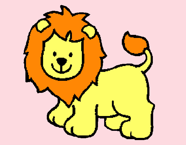 Dibujos de Leones para Colorear - Dibujos.net