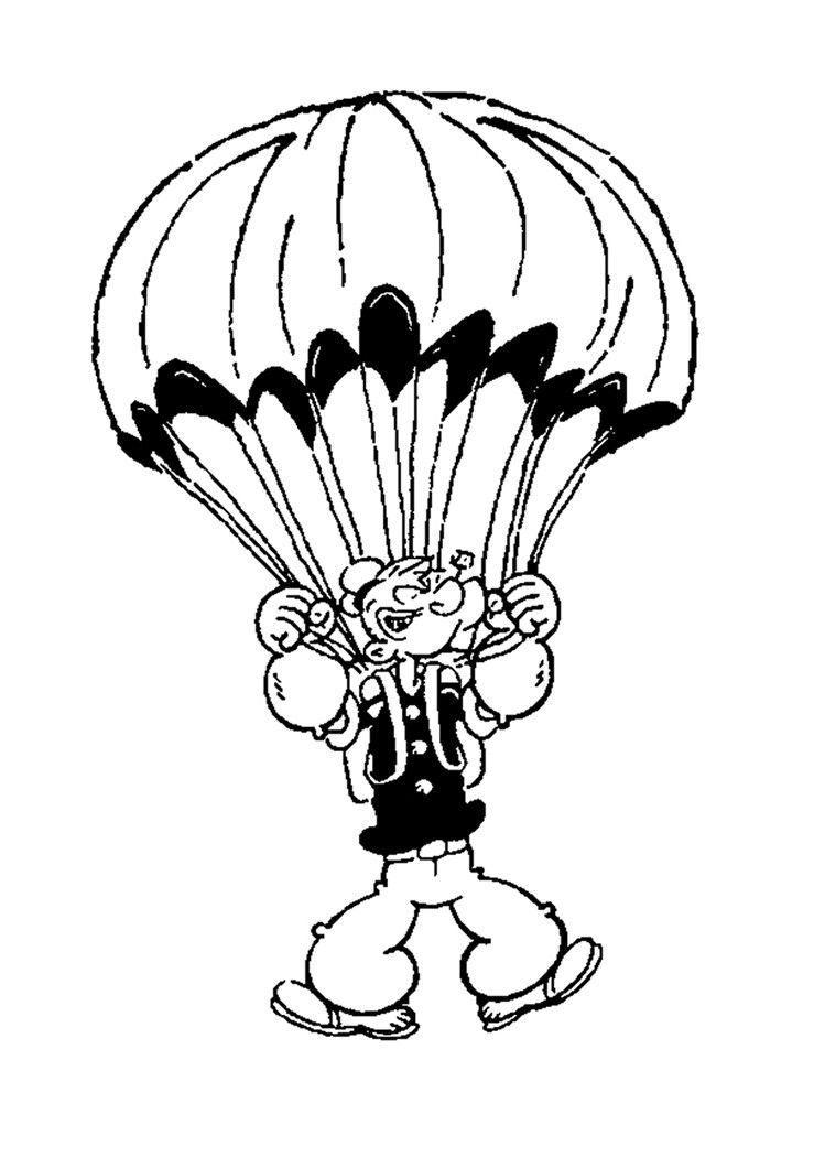 Popeye The Sailor Man Coloring Pages - AZ Coloring Pages