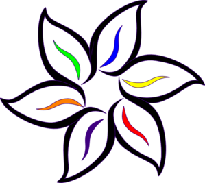 Flower clipart color in