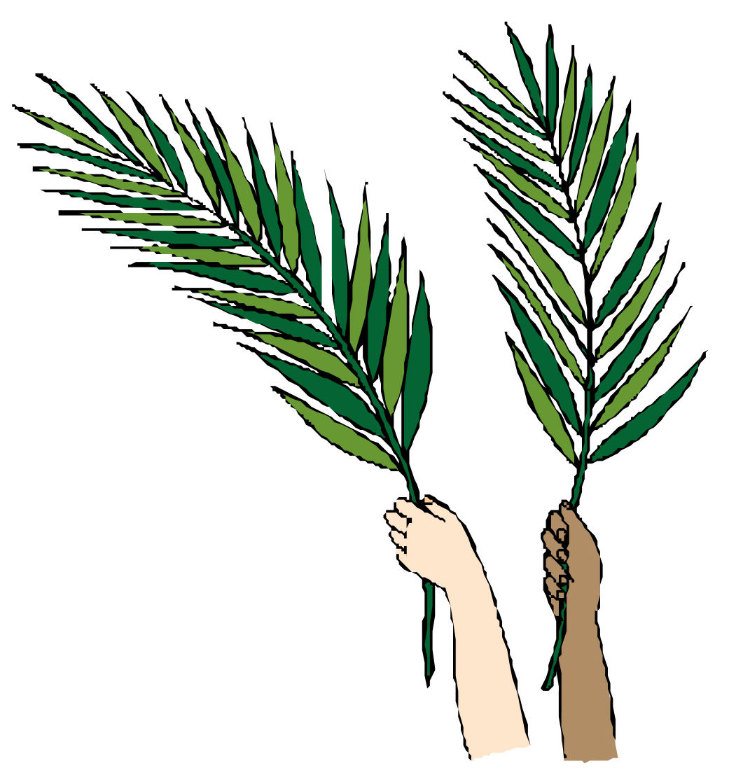 Palm leaves clip art