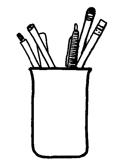 Pencil Black And White Clipart