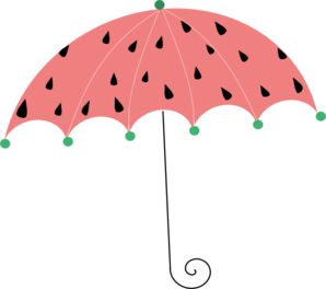 Cute umbrella clipart