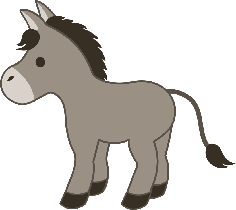 Best Donkey Clipart #12295 - Clipartion.com