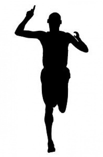 Silhouette Runner - ClipArt Best