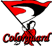 Colorguard clipart - flags