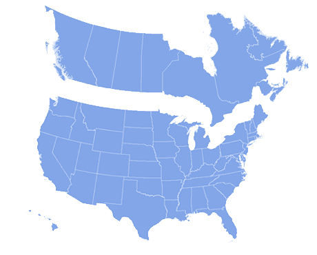 Printable Map Of Us And Canada - ClipArt Best