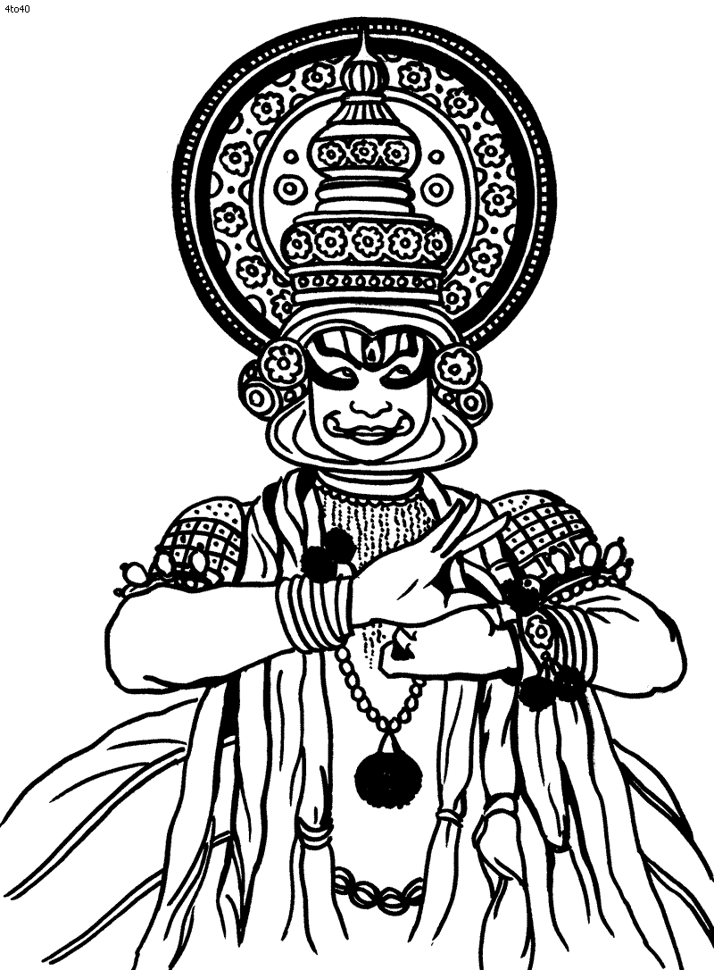 Indian Line Art - ClipArt Best