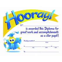 Preschool and kindergarten Graduation Diplomas & Certificates