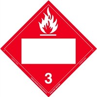 Hazard Class 3 Placards - DOT Placards from Labelmaster