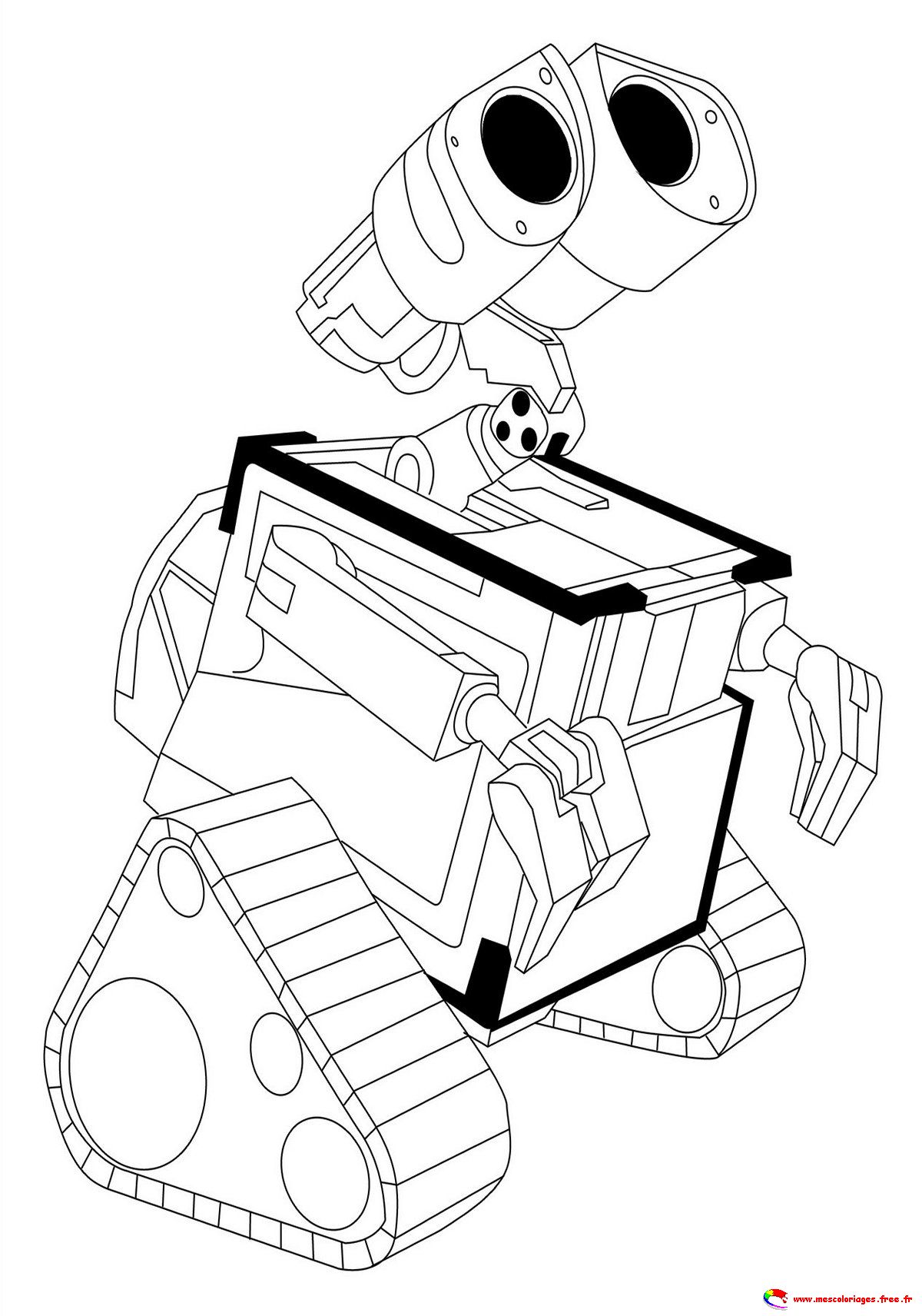 Wall e coloring pages to download and print for free