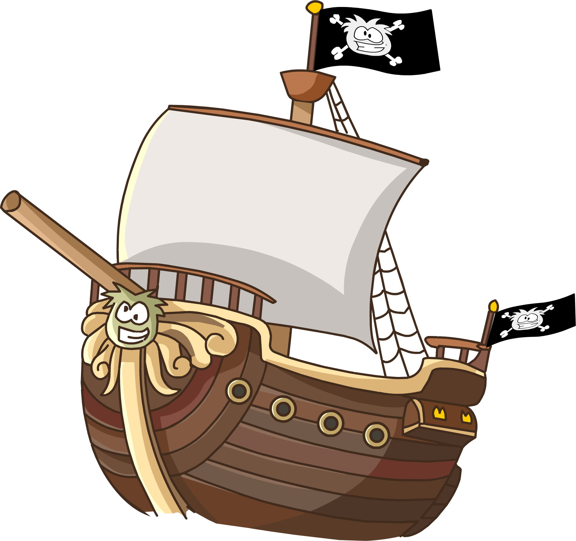 Cartoon Pirate Ship | Free Download Clip Art | Free Clip Art | on ...