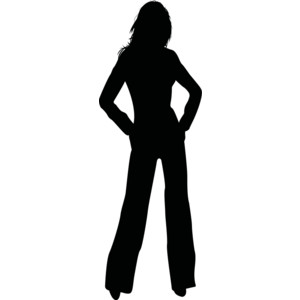 Silhouette Of Girl - ClipArt Best