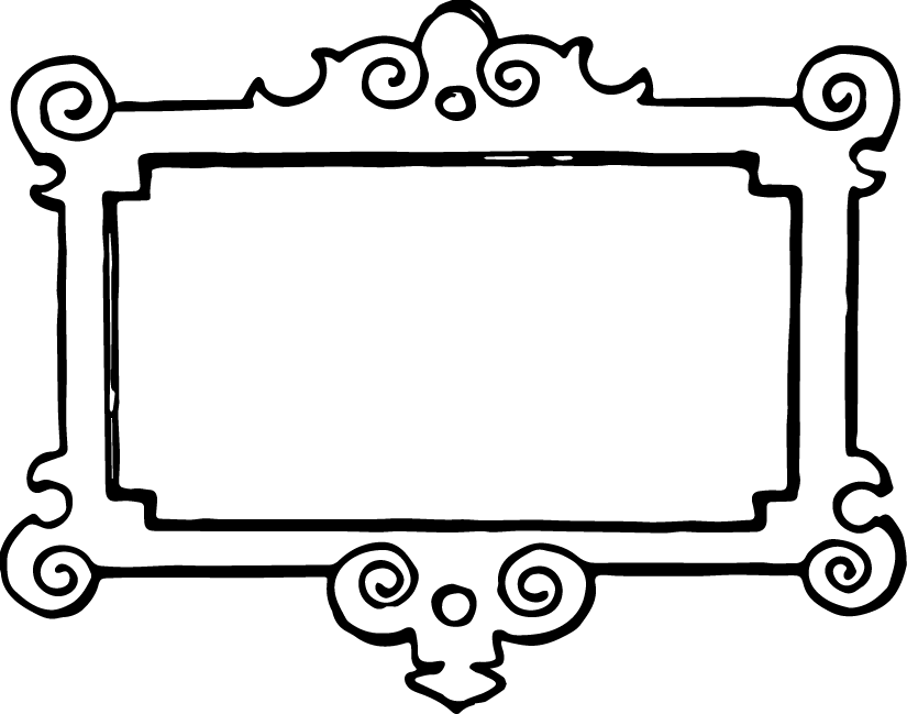 Free Printable Picture Frames - AZ Coloring Pages