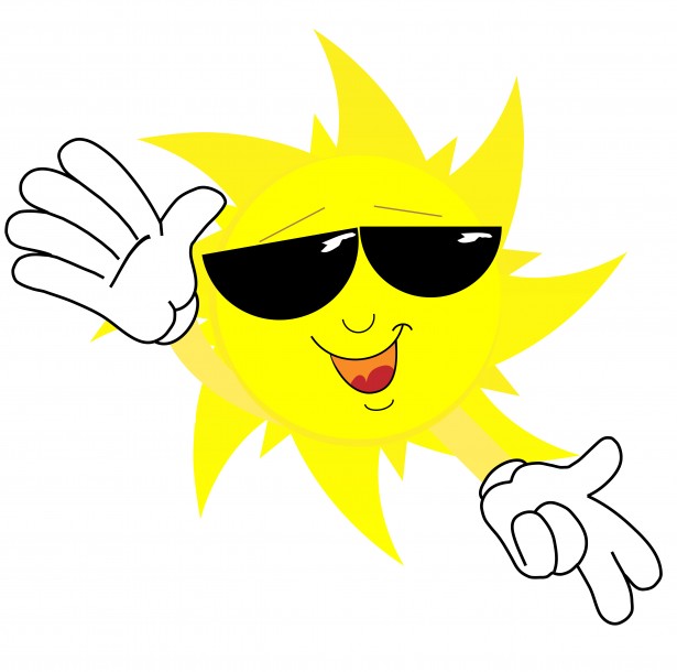 Happy Face Sun Clipart