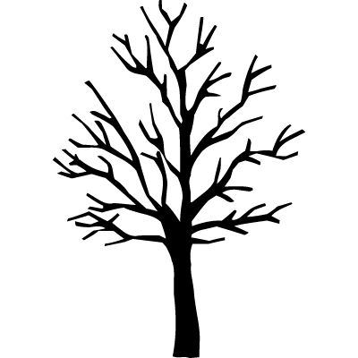 Bare Tree Clipart Black And White