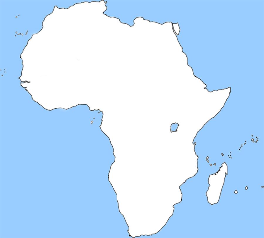 List 96 Pictures Map Of Africa Without Names Stunning 0677