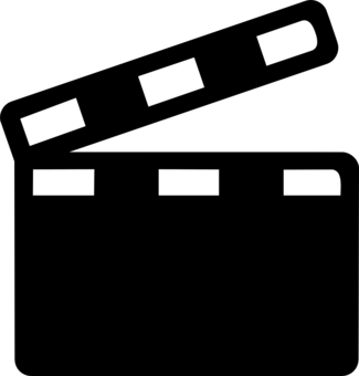 Movie Clapper Clip Art