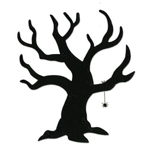 Spooky tree clip art