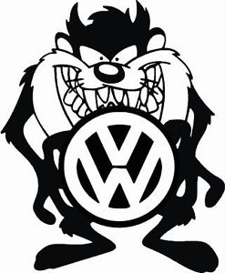 LARGE fun monster vw car bonnet side sticker camper van vinyl ...