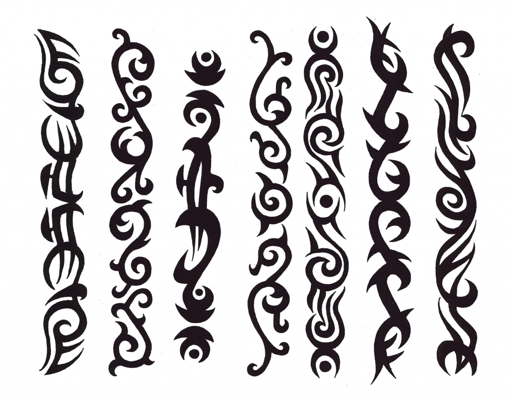 Arm Tribal Tattoos Designs half arm tribal tattoo designs, large ...