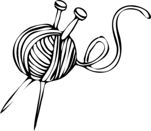 Knitting Needles And Yarn Clipart