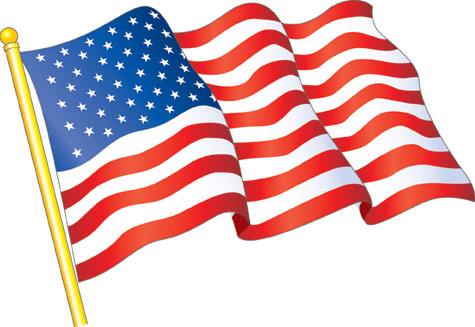 American Flag Waving | Free Download Clip Art | Free Clip Art | on ...