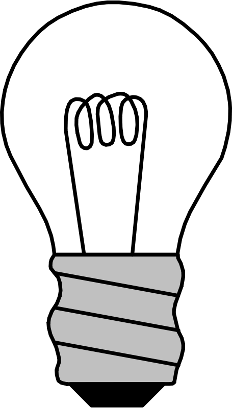 Clipart - Light Bulb Off