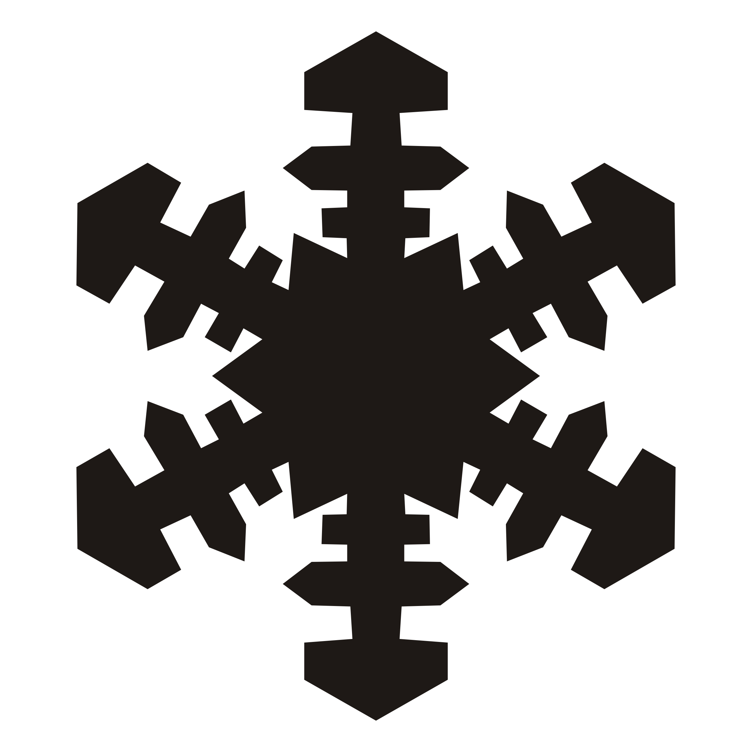 Clip Art: Snowflake Christmas Xmas Holiday Art ...