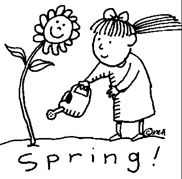first day of spring 2022 clipart school