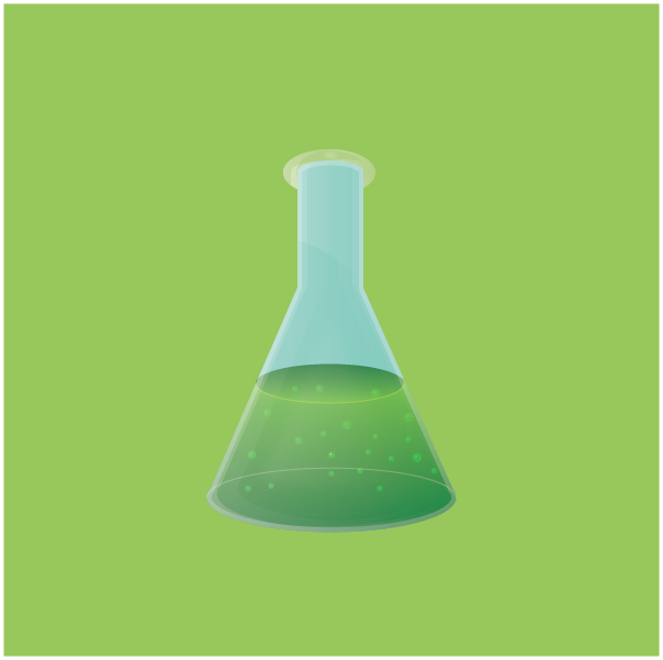 Basics of Adobe Illustrator CS 5 : Draw a Chemistry Flask ...