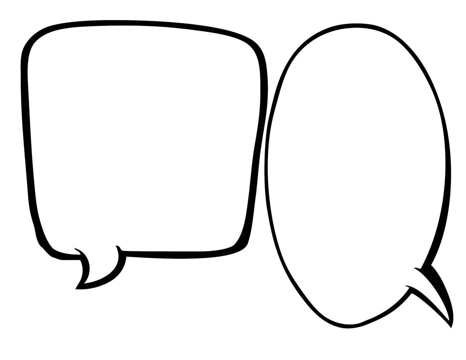 Blank Speech Bubble Clipart