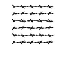 Barbed Wire Stencil: Airbrushing - ClipArt Best - ClipArt Best