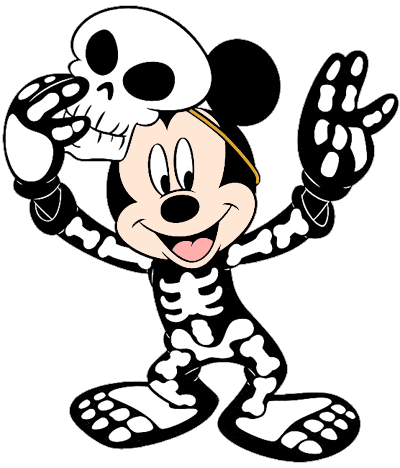 Cute Cartoon Skeleton Clipart