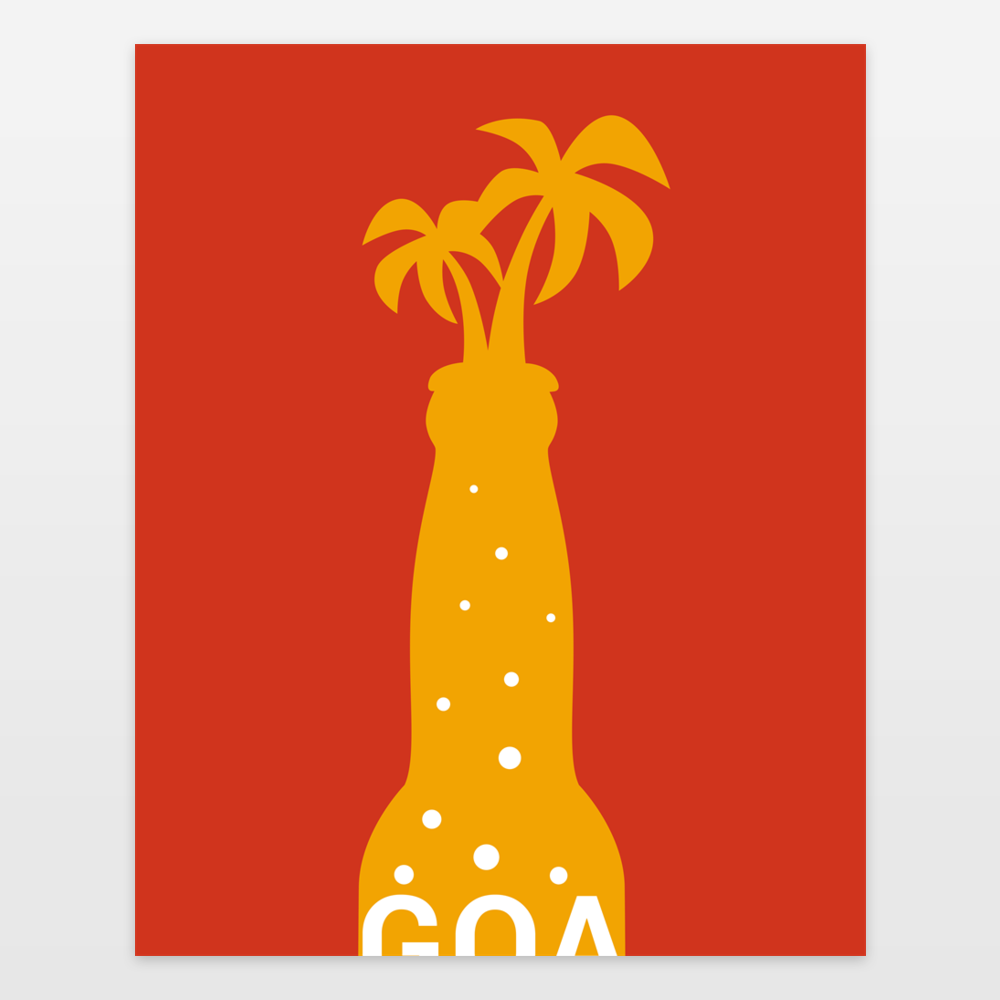 Beer On Goa Beach Art Print by rmayur007 on BoomBoomPrints