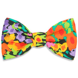 Colourful Floral Pattern Bow Tie from Tie Warehouse - Polyvore