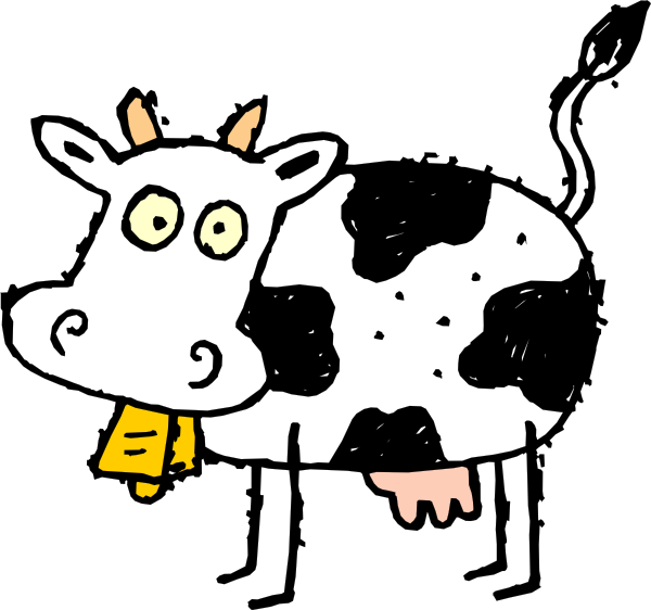 Picture Of A Cartoon Cow | Free Download Clip Art | Free Clip Art ...