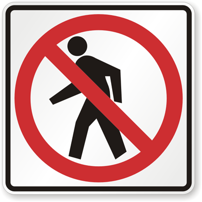 Pedestrian Crossing Sign